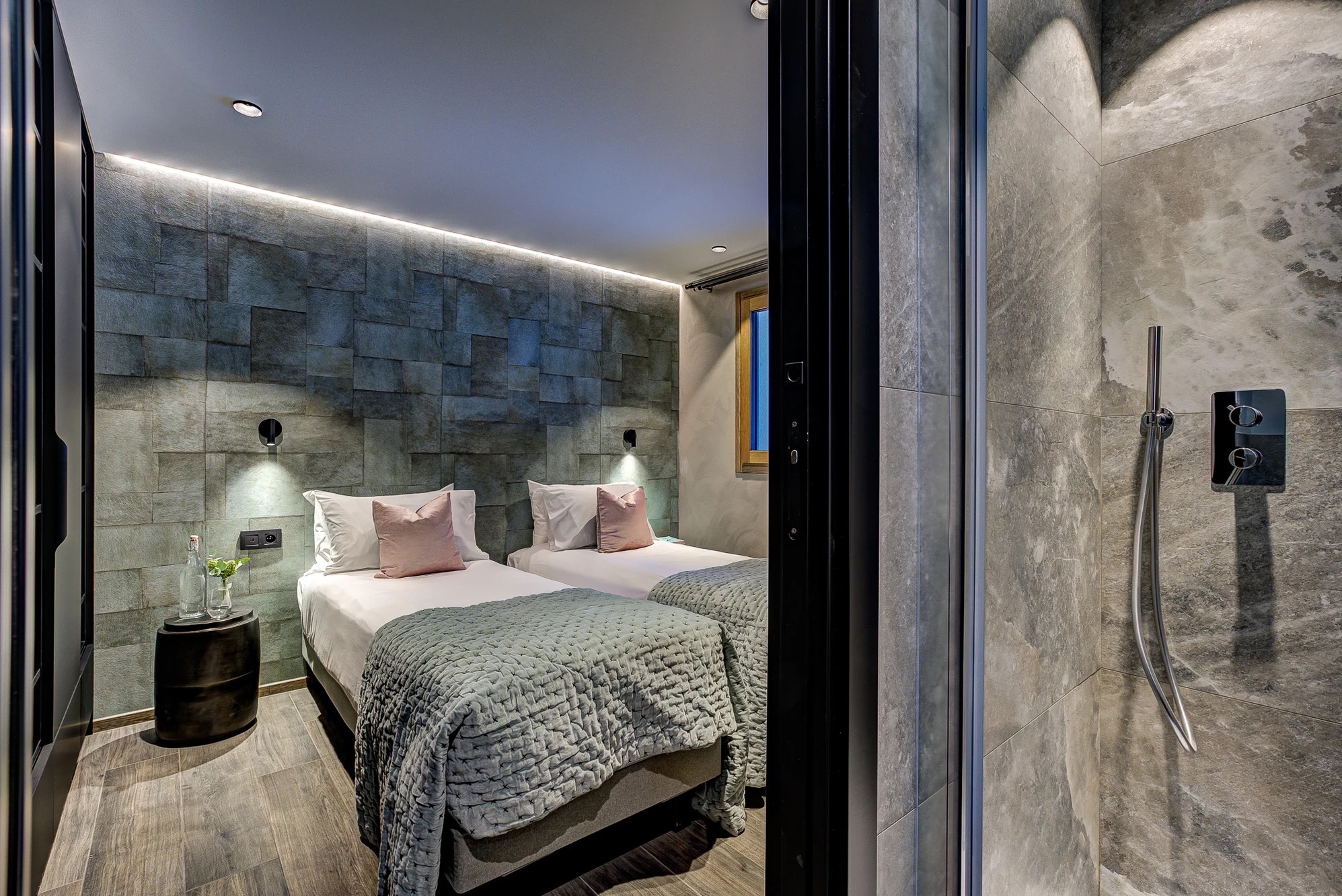 Bedroom 6 with refined timber detailing